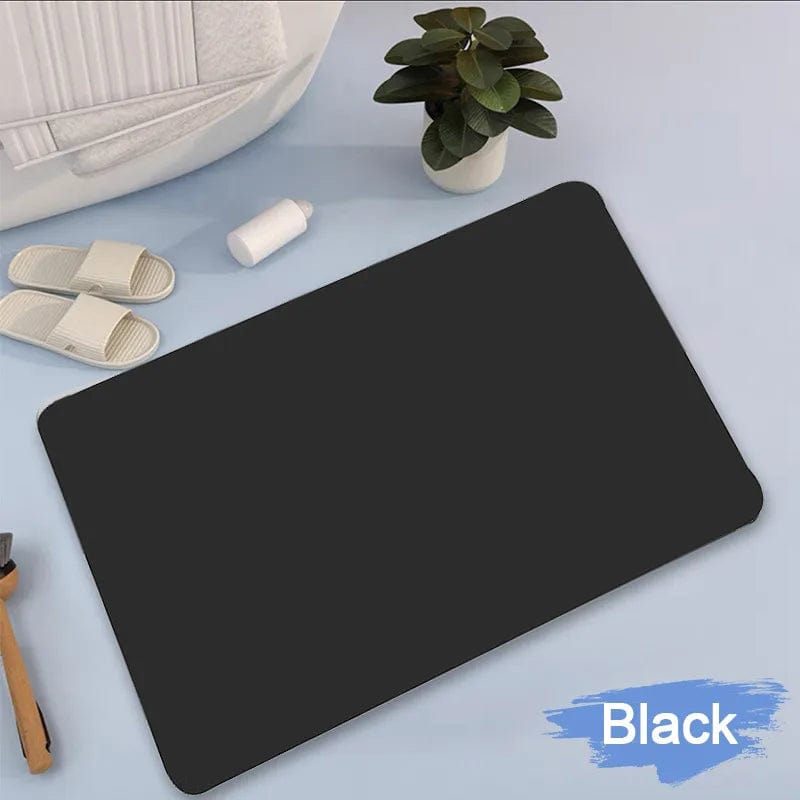 Amorphous Black / 40X50CM Super Absorbent Non-slip Mat