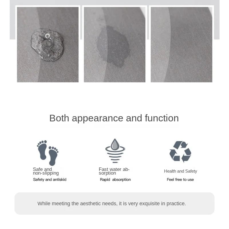 Amorphous Super Absorbent Non-slip Mat
