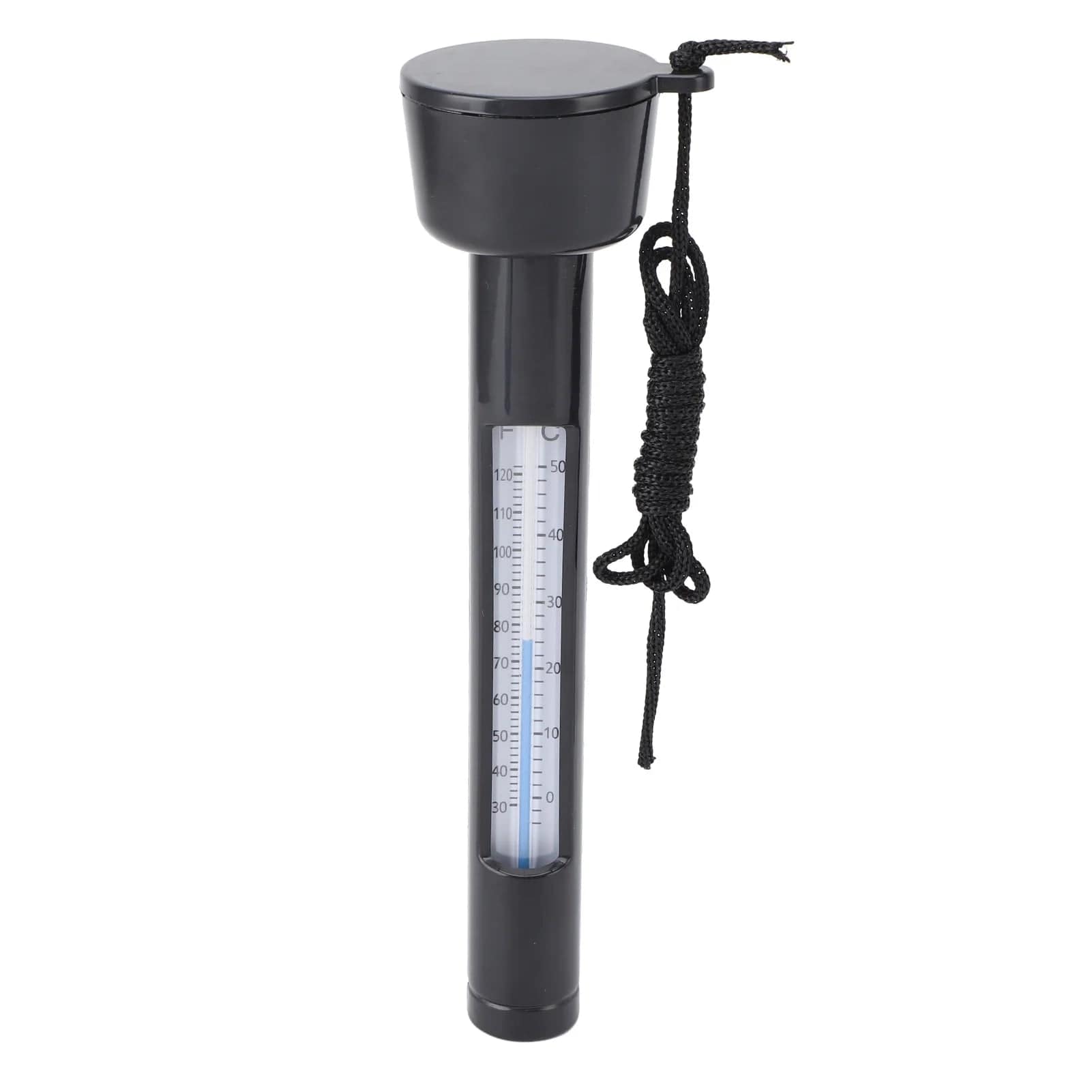 Amorphous Floating Drop Resistant Thermometer